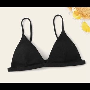 Shein Triangle Knot Back Bikini Top